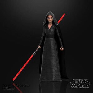 STAR WARS The Black Series Rey (Dark Side Vision) Toy 6-Inch Scale The Rise of Skywalker Collectible Action Figure, Ages 4 and Up, Multicolored (F1307)