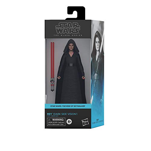 STAR WARS The Black Series Rey (Dark Side Vision) Toy 6-Inch Scale The Rise of Skywalker Collectible Action Figure, Ages 4 and Up, Multicolored (F1307)