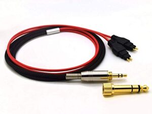 3.5mm premium audio upgrade cable replacement for sennheiser hd525, hd580, hd600, hd650 etc. headphones (4ft)