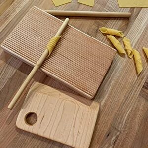 Pasta board set, 6 piece, macaroni, trofie, gnocchi, garganelli