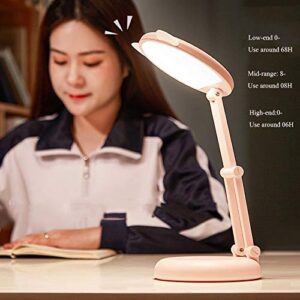 no-logo WAJklj Modern Minimalist LED Night Light Rechargeable Eye Protection Student Learning Dimming Table Lamp Creative Cartoon Reading Lamp