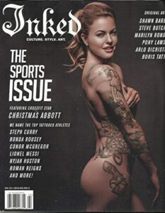 inked magazine, front cover pages corners are bent or folded.like good condition
