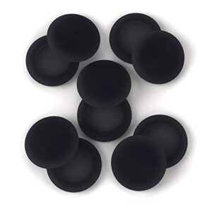 headset ear foam earpads sponge cushion covers (black) 5 pairs