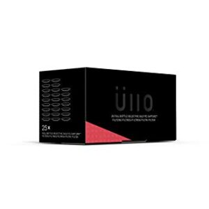 Ullo Full Bottle Replacement Filters (25pack) With Selective Sulfite Technology To Make Any Wine Histamine and Sulfite Preservative Free