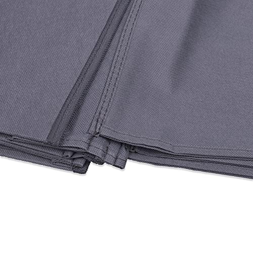 WOWCASE Hanging Purse Handbag Organizer Wardrobe Closet Organizer Nonwoven 10 Pockets Hanging Closet Storage Bag (Grey)