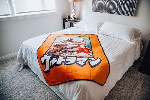 Ultraman Throw Blanket | Cozy Fleece Blanket | Super Soft Lightweight Blanket | 45 x 60 Inches