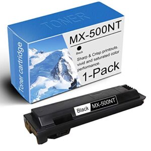 compatible toner cartridge replacement for sharp mx-500nt copier toner,for mx-m283n, m363n, m363u, m453n, m453u, m503n, m503u printers (black,1-pack)