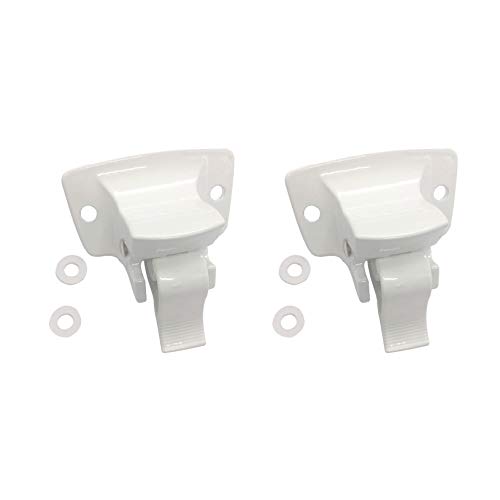 Shoppingsoon 3314067.004B Bottom Bracket Assembly Wall Mount Bracket for RV Camper Trailer White (3314067.004B (2 PCS))