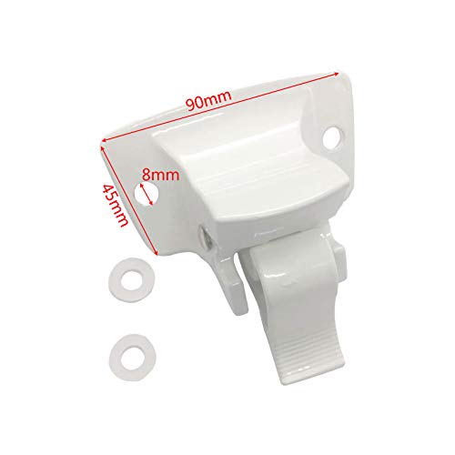 Shoppingsoon 3314067.004B Bottom Bracket Assembly Wall Mount Bracket for RV Camper Trailer White (3314067.004B (2 PCS))