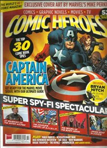 comic heroes magazine, the top 30 comic book spies march, 2014 issue 22