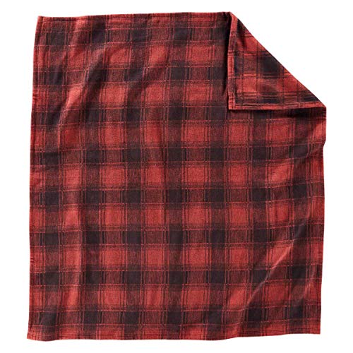 Pendleton Cotton/Acrylic Throw Gift Pack Thunder Basket Red One Size