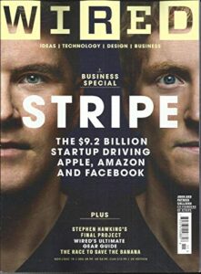 wired magazin, business special stripe november/december, 2018 uk edition