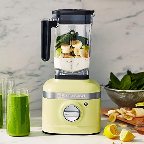 KitchenAid KSB4027KG K400 Variable Speed Blender in Kyoto Glow (bright yellow green hue)