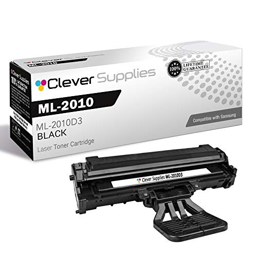 CS Compatible Toner Cartridge Replacement for Samsung ML-2010 ML-2010D3 Black ML Printers ML-2010 ML-2510 ML-2570 ML-2571N Toner Cartridge Black