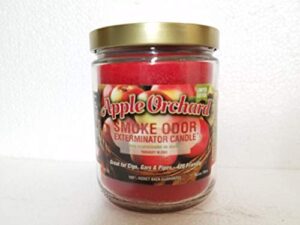 smoke odor exterminator 13 oz jar candle apple orchard