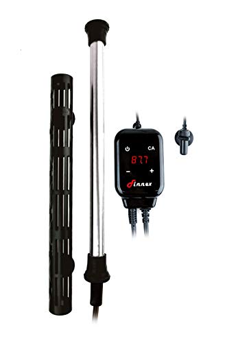 Finnex HMH 100 Watt Digital Titanium Aquarium Heater, Black (HMH-100S)