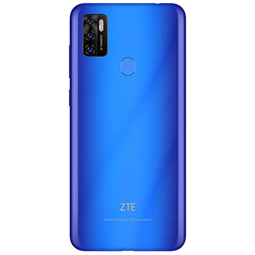 ZTE Blade A7s 2020 (64GB, 2GB) 6.5", 16MP Triple Camera, 4000mAh Battery, Fingerprint & Face Unlock, Dual SIM GSM Unlocked US 4G LTE (T-Mobile, AT&T, Metro, Straight Talk) International Model (Blue)