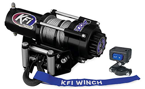 KFI A2500-R2 2500lb Winch & 102175 Winch Mount kit Compatible/Replacement for 2014-2021 Rancher TRX420 FM