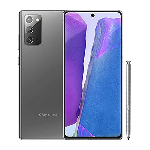Samsung Galaxy Note 20 256GB N980F/DS S-Pen 6.7” Triple Camera GSM LTE Factory Unlocked Smartphone (Mystic Gray) (Renewed)