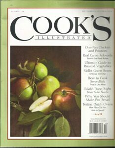 cook's illustrated magazine, september/october, 2018 number,154