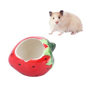 TEHAUX Ceramic Hamster Bed Small Animal Pet Ceramic House Cooling Nest Ceramic Pet House for Hamster/Rabbit