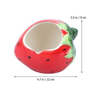 TEHAUX Ceramic Hamster Bed Small Animal Pet Ceramic House Cooling Nest Ceramic Pet House for Hamster/Rabbit