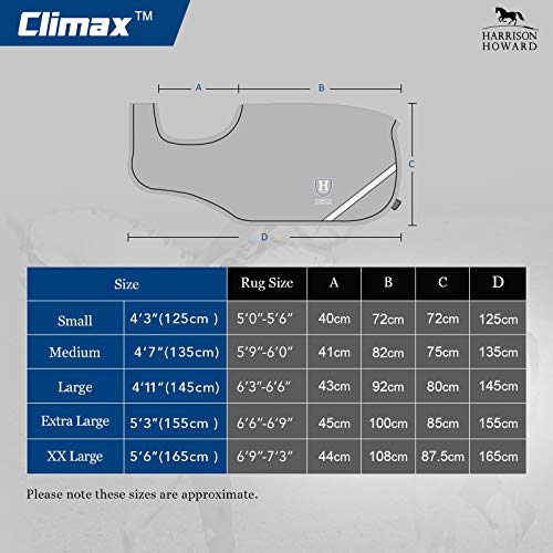 Harrison Howard Acclimate Fleece Horse Exercise Sheet Hi-Viz Competition Rug-Azure Blue