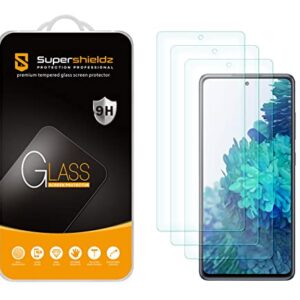 Supershieldz (3 Pack) Designed for Samsung Galaxy S20 FE 5G / Galaxy S20 FE 5G UW [Not Fit for Galaxy S20] Tempered Glass Screen Protector, 0.33mm, Anti Scratch, Bubble Free