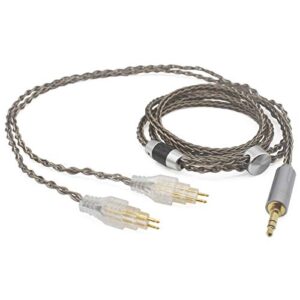 youkamoo 8 core silver plated replacement upgrade cable compatible for sennheiser hd650, hd600, hd580, hd660s, hd58x, hd565, hd545, hd535, hd6xx headphones upgrade cable (3.5mm)