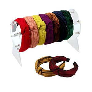 oaoleer headband holder,clear jewelry organizer for teen girl women gifts, the perfect headband display organizer