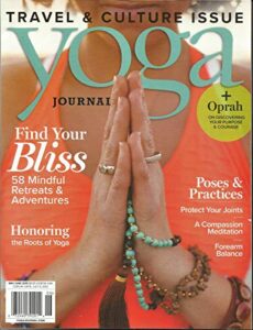 yoga journal magazine, travel & culture issue may/june, 2019 no. 309