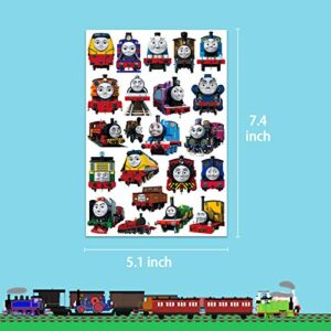 Train Friend Tattoos Party Supplies Decorations Favors - Waterproof Temporary Cartoon Train Stickers for Girls Boys Kids Class Activity ( 720pcs)