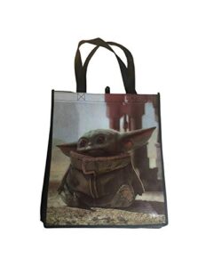 star wars mandalorian baby yoda the child large reusable tote bag …