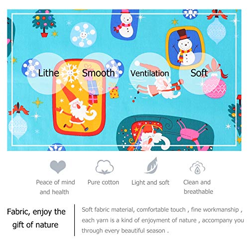 EXCEART Fabric Fabric Christmas Fabric 8Pcs Xmas Cotton Clothes Hand DIY Bundles Patchworks Quilted Quilting