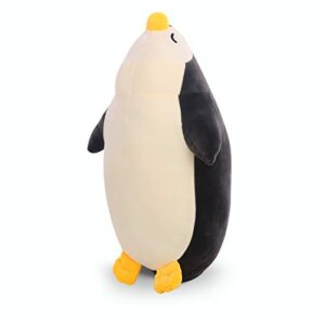 DENTRUN Penguin Stuffed Animals Bulk, Cute Penguin Plush Doll Play Toys for Kids Girls Boys Adults Birthday Xmas Present, Adorable Soft Plushies and Gifts, 12.20/18.11/22.44/25.98 Inchs, Blue, Black