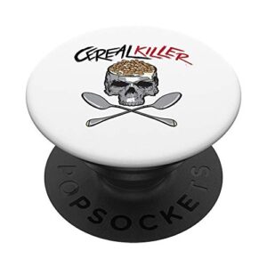 cereal killer | cool i love eating wheat oats gift popsockets grip and stand for phones and tablets