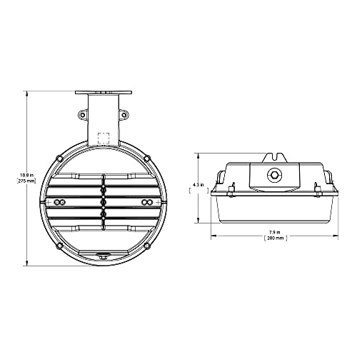 HALO Outdoor Dusk to Dawn LED Wall Light – Area, Street, Garage, Parking Lot, Barn, Security Light – 2000 Lumens