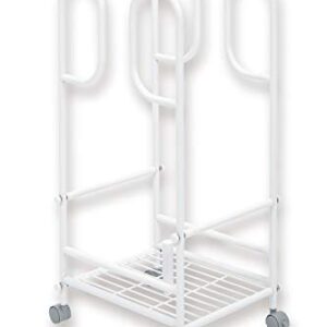 Azwil DBS01 Cardboard Stocker, White, Casters