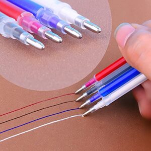 Heat Erasable Pens ，4 Pieces Fabric Marking Pens with 20 Refills for Quilting Sewing, Dressmaking, Fabrics, Tailors Sewing Fabrics,Tailor's Chalk Pencils Chalks Pen