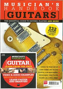 musician's handbook guitars magazine, 132 pages of tutorials & tips issue,2017