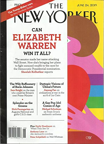 THE NEW YORKER MAGAZINE, CAN ELIZABETH WARREN WIN IT ALL ? JUNE, 24th 2019