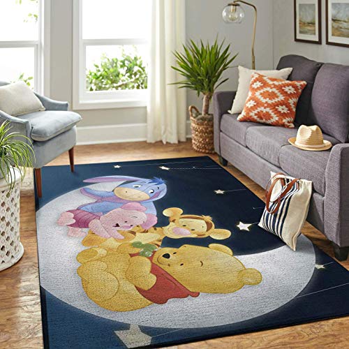 Pooh Area Rugs Living Room Carpet Floor Decor (Small)