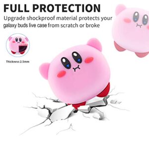 Cute Cover for Galaxy Buds Pro Case/Galaxy Buds 2 Case/Galaxy Buds Live Case, Alquar 3D Cartoon Anime Design Shockproof Silicone Protective Cover for Samsung Buds 2/Buds Pro/Buds Live (New Star Kabi)