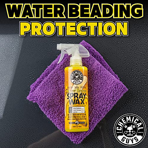 Chemical Guys Quickie Detail Bundle - Total Interior Cleaner & Protectant, Blazin' Banana Spray Wax and Tire Kicker Tire Shine (3 16 oz Bottles)