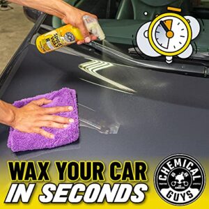 Chemical Guys Quickie Detail Bundle - Total Interior Cleaner & Protectant, Blazin' Banana Spray Wax and Tire Kicker Tire Shine (3 16 oz Bottles)