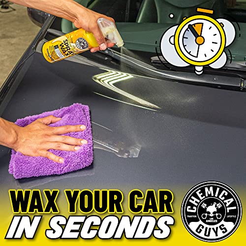 Chemical Guys Quickie Detail Bundle - Total Interior Cleaner & Protectant, Blazin' Banana Spray Wax and Tire Kicker Tire Shine (3 16 oz Bottles)