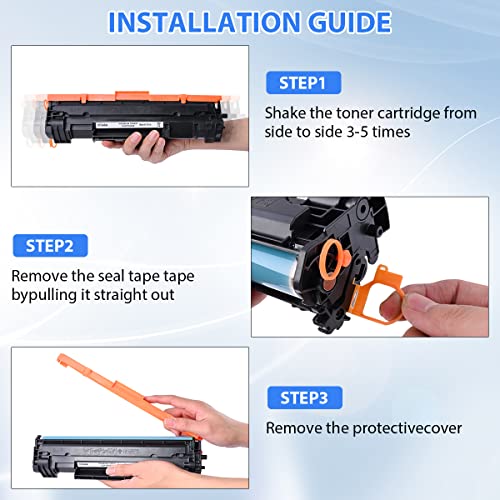 CF248A Compatible Toner Cartridge Replacement for HP CF248A 48A to Use with HP Pro M15a M15w M16a M16w MFP M28w M30w MFP M31w MFP M28a MFP M29w Printer Toner Page Yield Up to 3000（2Pack,Black)