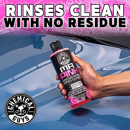 Chemical Guys Mr. Pink & Mr. Gold Super Suds Shampoo Car Wash Soap 16 oz Bundle (2) 16 oz. Bottles