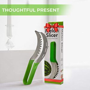 Watermelon Slicer – Premium Watermelon Cutter Kitchen Tools – Ultra-Sharp Stainless Steel Blade – Ergonomic and User-Friendly Handle – Safe, Durable Design