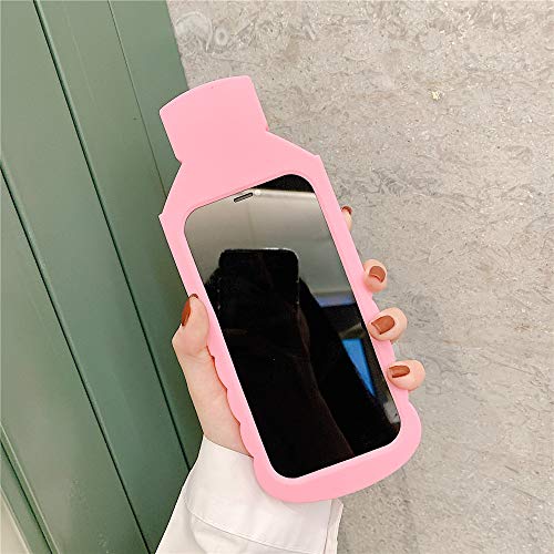 MME Case for iPhone 12 Pro Max 6.7'' Case Boys Tears Phone Case Cute 3D Cartoon Soft Silicone Funny Pretty Shockproof Cover for Girls Kids Woman, Pink